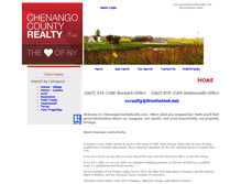 Tablet Screenshot of chenangocountyrealty.com